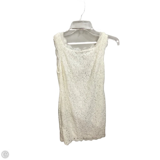 Dress Casual Short By Adrianna Papell In White, Size: S