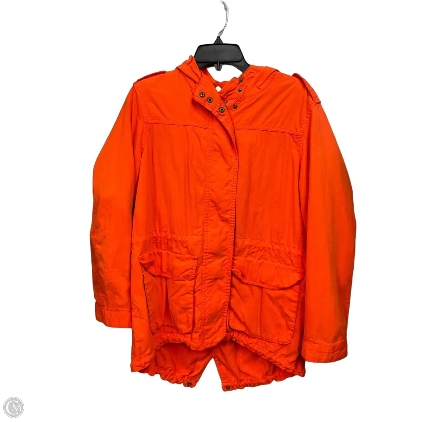Jacket Puffer & Quilted By Old Navy In Orange, Size: M