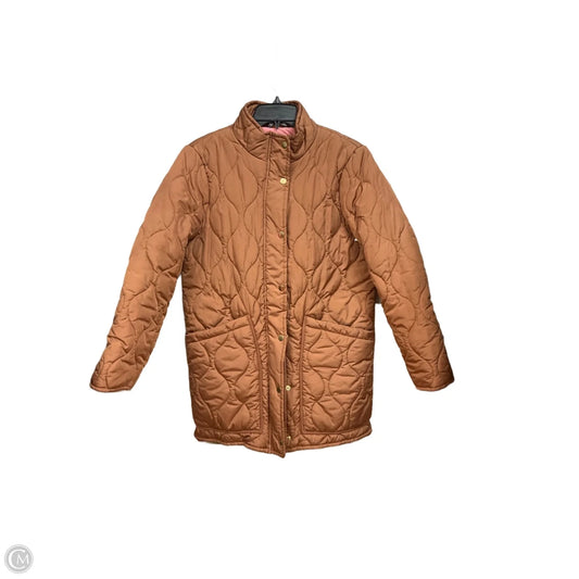 Jacket Puffer & Quilted By J. Crew In Tan, Size: S
