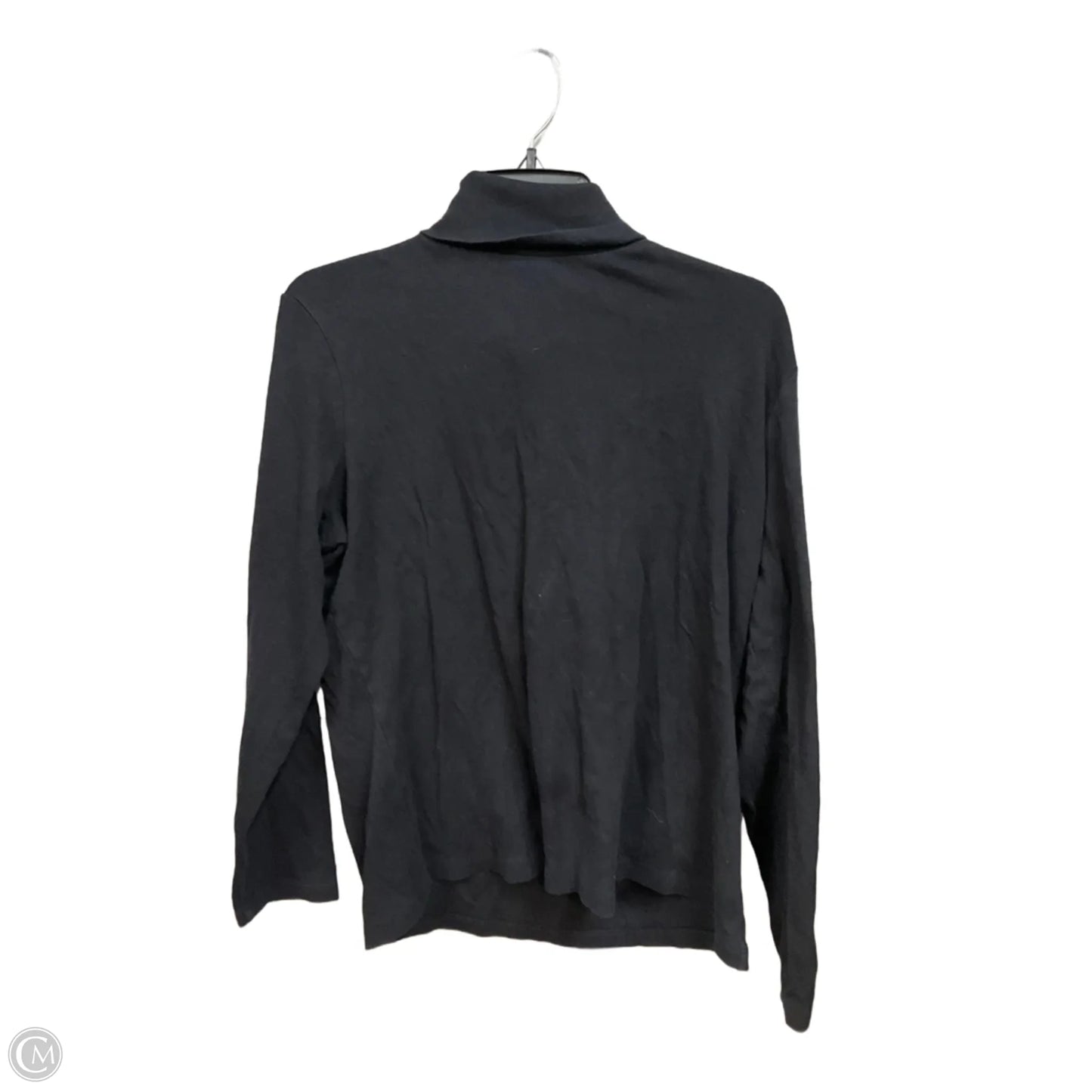 Top Long Sleeve Basic By St Johns Bay In Black, Size: Xl