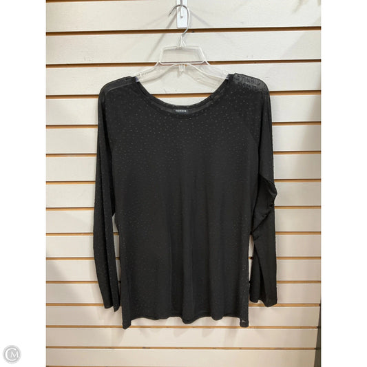 Top Long Sleeve By Torrid In Black, Size: 1x