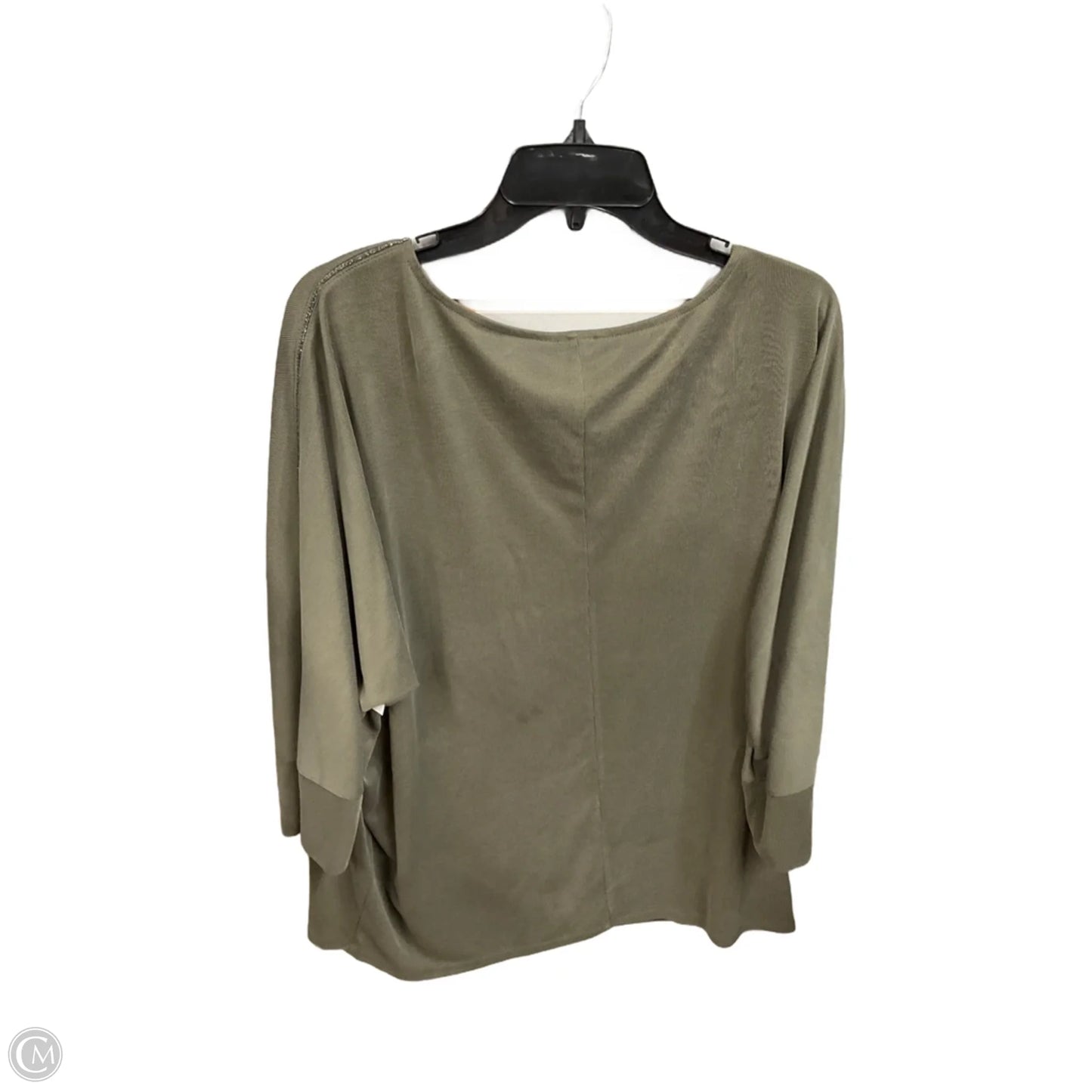Top Long Sleeve Basic By Chicos In Green, Size: Xxl