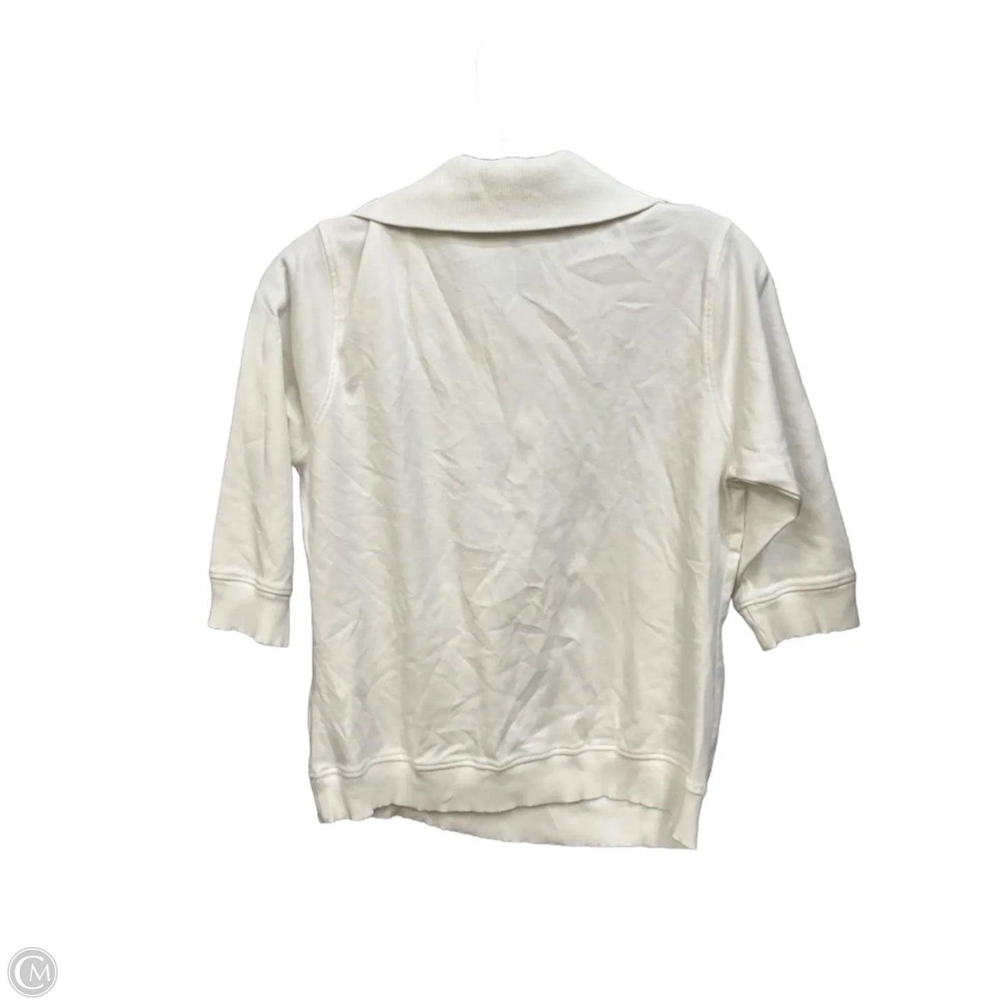 Top 3/4 Sleeve By Peter Millar In White, Size: S