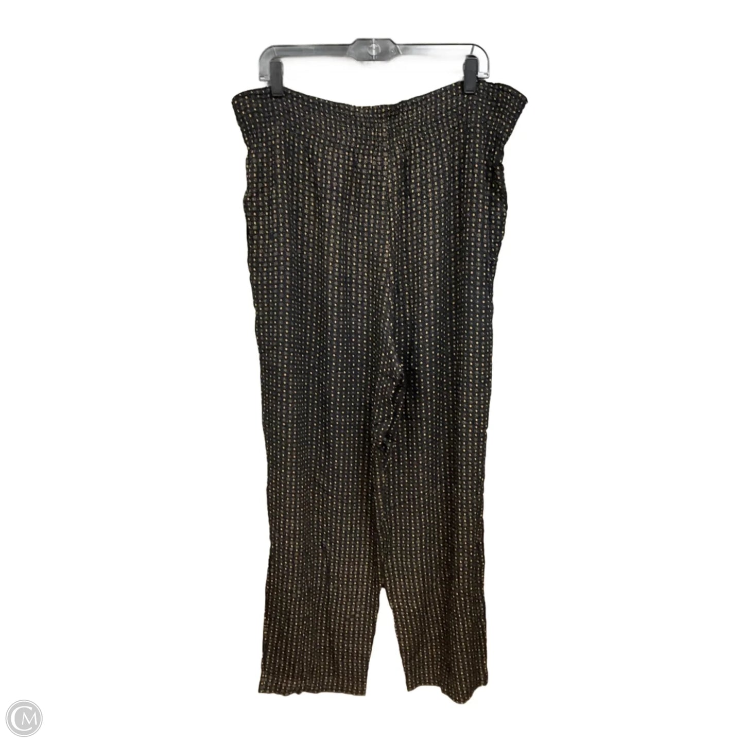 Pants Other By Carole Little In Black & Gold, Size: 14