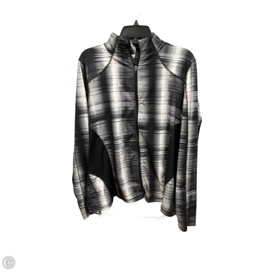 Athletic Jacket By Tek Gear In Grey, Size: Xl