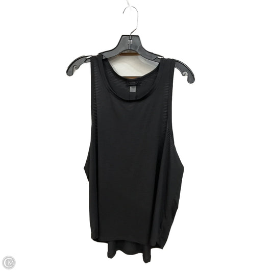 Athletic Tank Top By Clothes Mentor In Black, Size: Xxl
