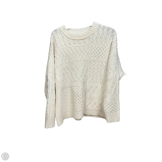 Sweater By Time And Tru In Cream, Size: 3x