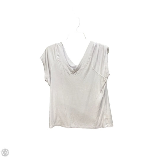 Top Short Sleeve Basic By Ultra Flirt In White, Size: 1x