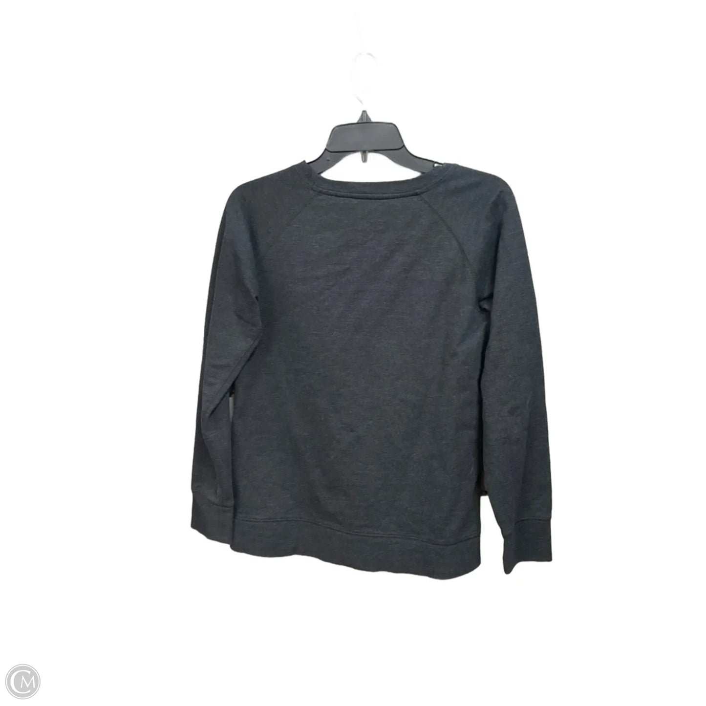 Athletic Top Long Sleeve Crewneck By Eddie Bauer In Grey, Size: S