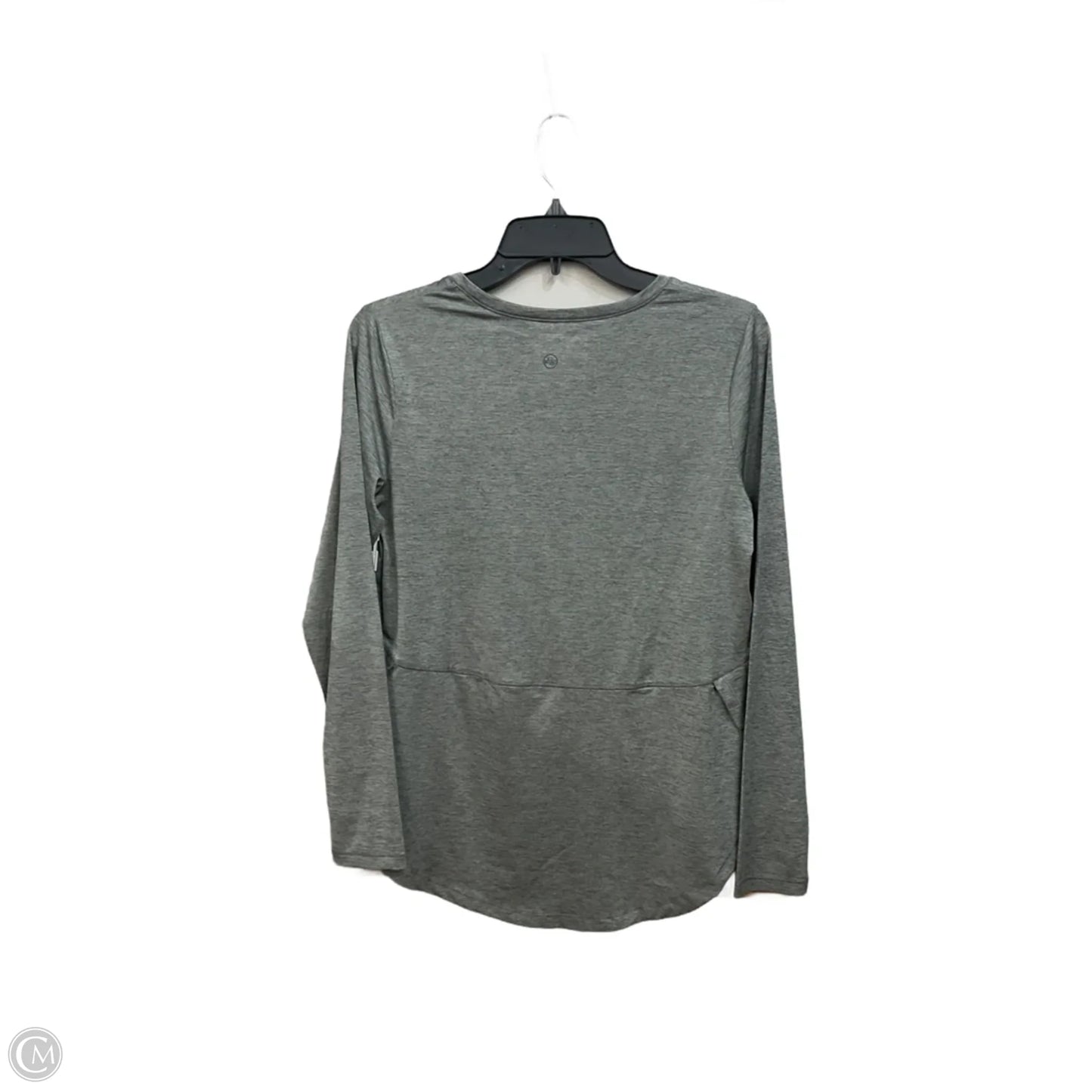 Athletic Top Long Sleeve Crewneck By Eddie Bauer In Grey, Size: Xs