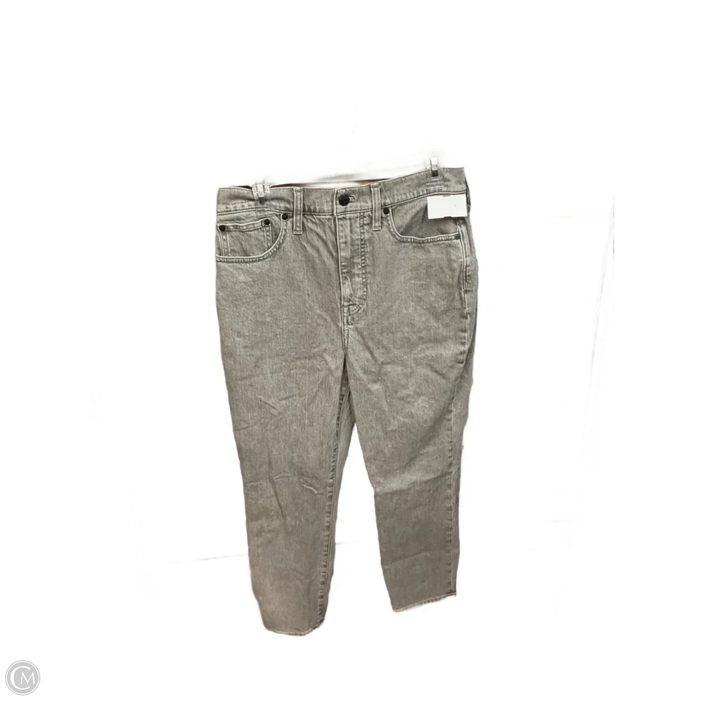 Jeans Boyfriend By Madewell In Grey Denim, Size: 8