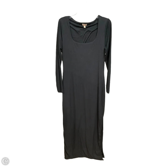 Dress Casual Maxi By J For Justify In Black, Size: Xl