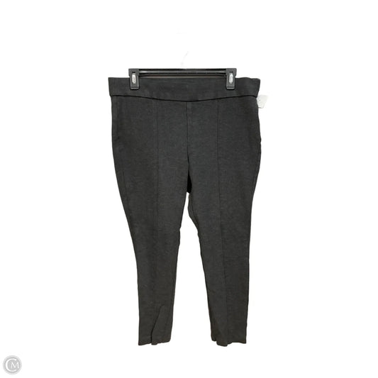 Pants Leggings By Anne Klein In Grey, Size: 12