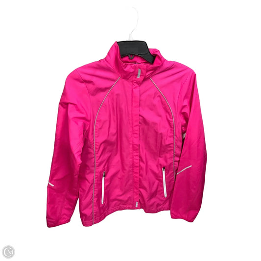 Jacket Windbreaker By Hind In Pink, Size: M