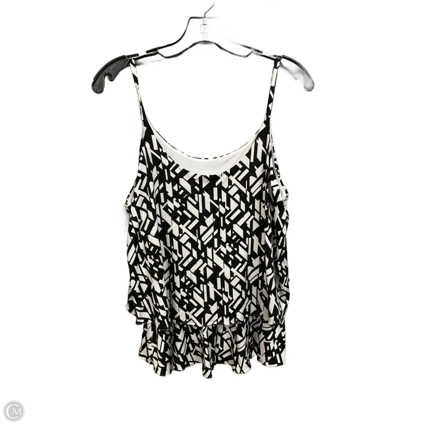 Top Sleeveless By White House Black Market In Striped Pattern, Size: M