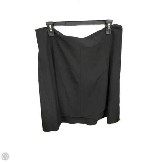 Skirt Mini & Short By Clothes Mentor In Black, Size: 16