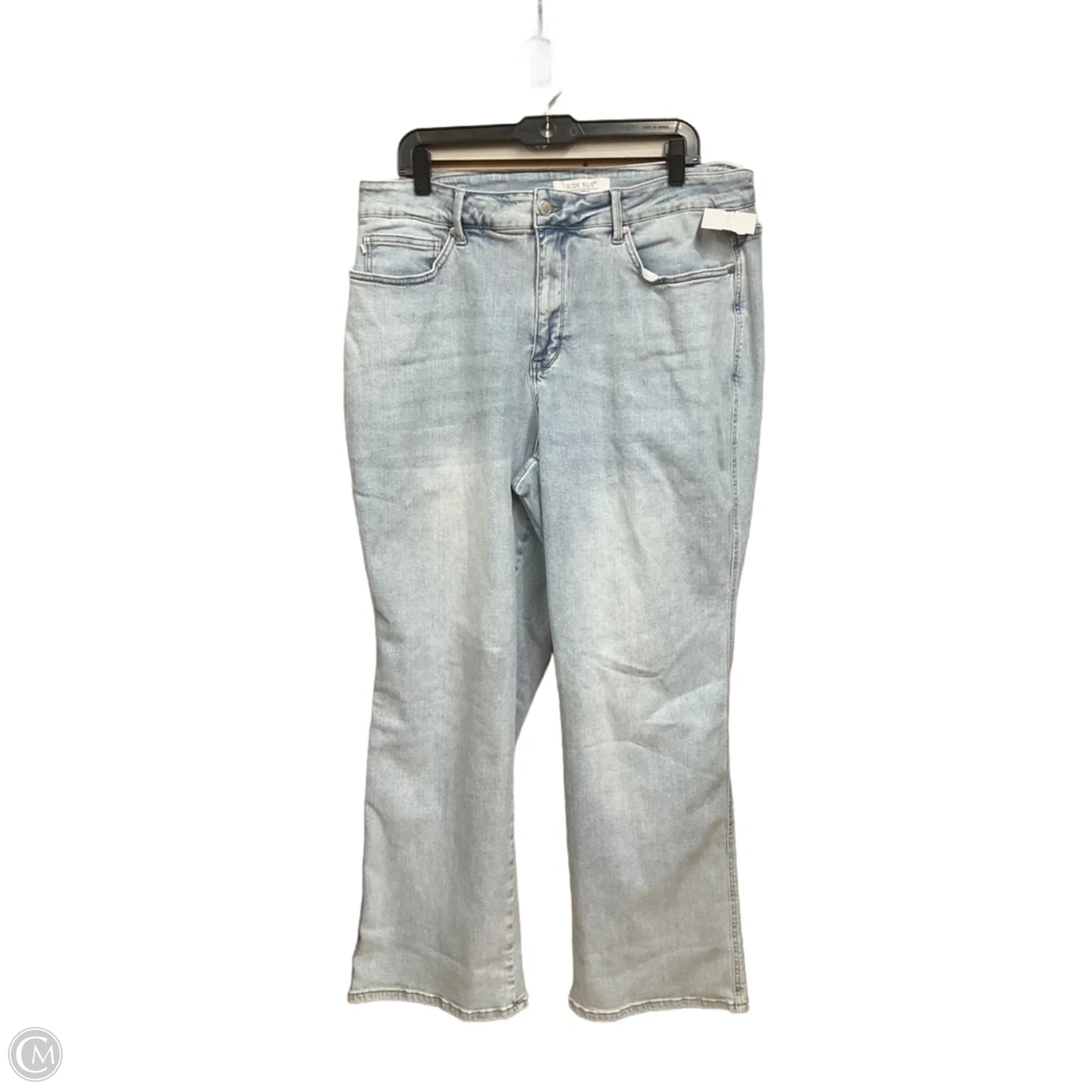 Jeans Straight By Judy Blue In Blue Denim, Size: 20