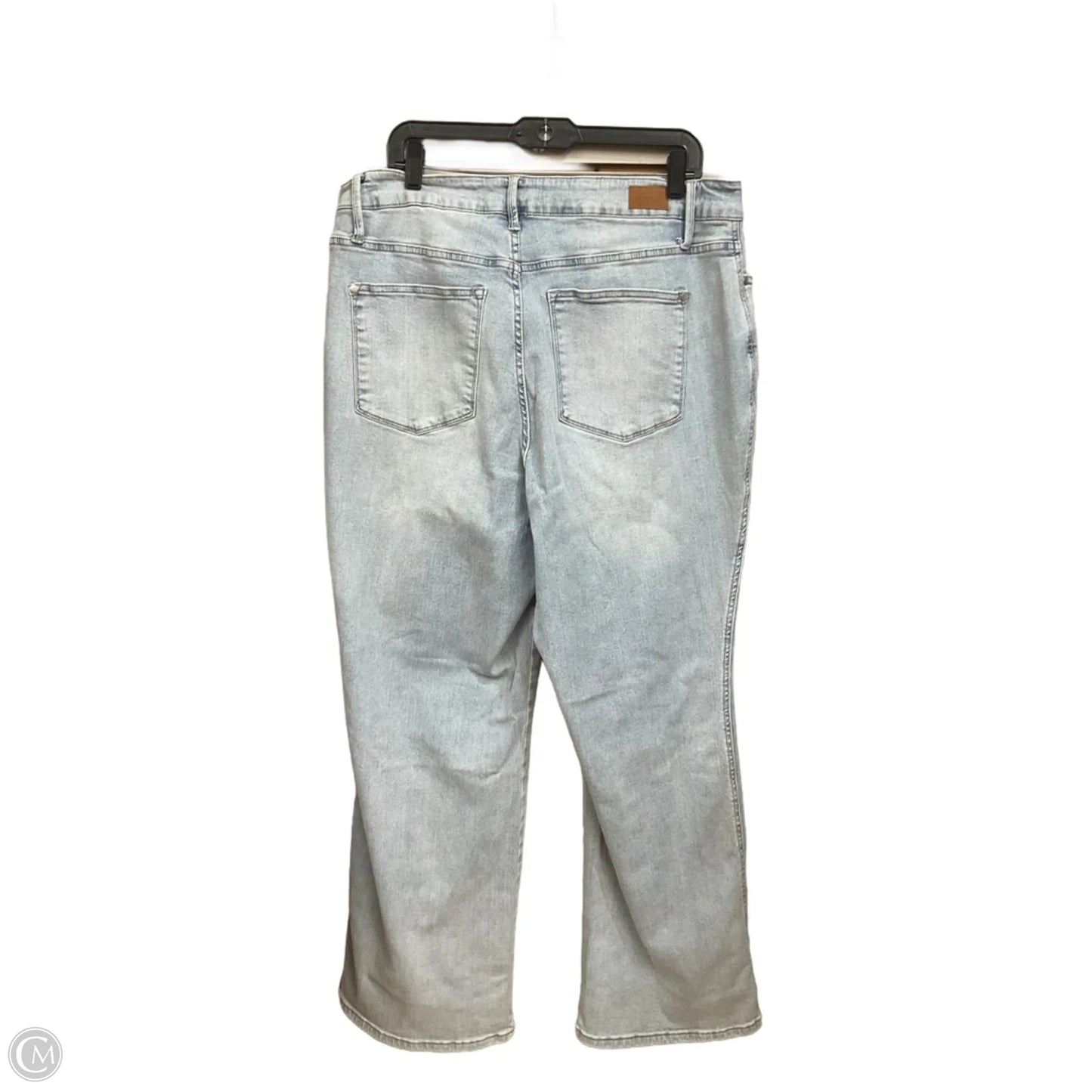 Jeans Straight By Judy Blue In Blue Denim, Size: 20