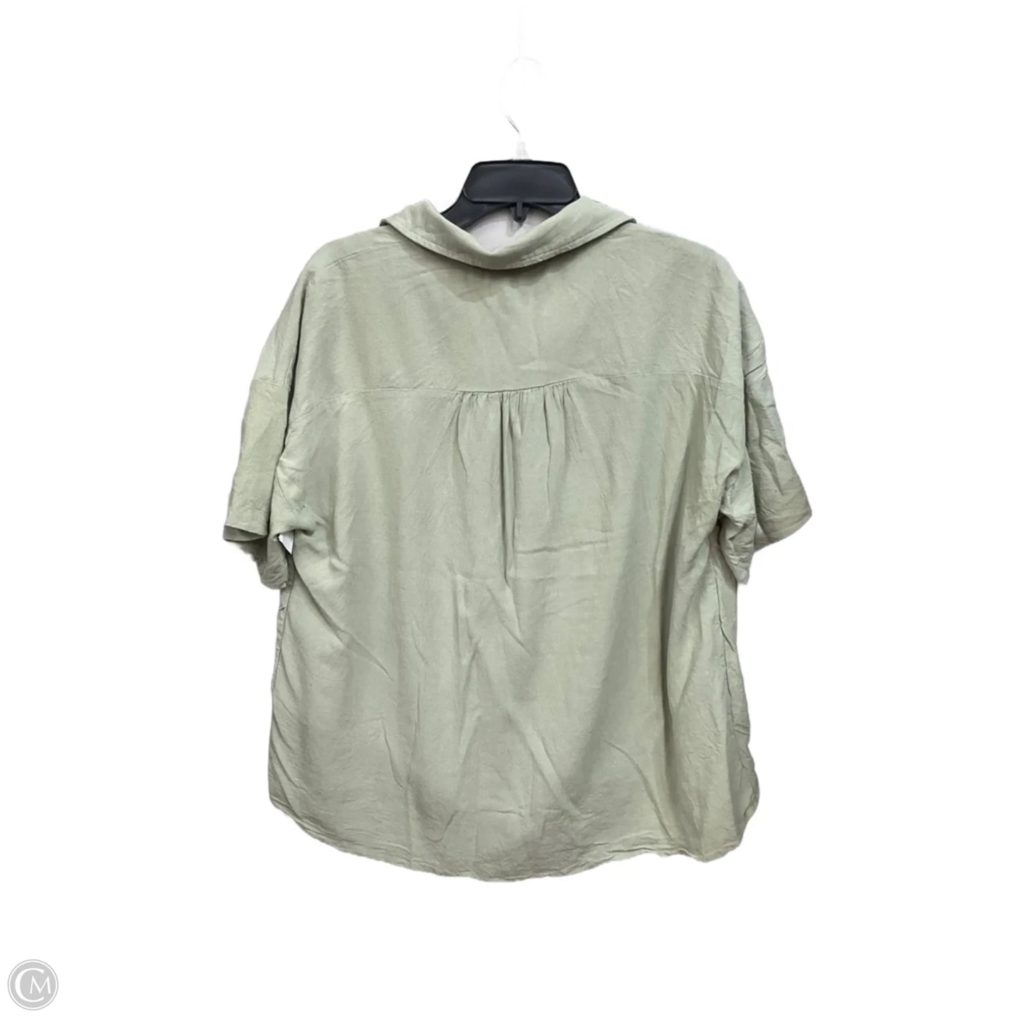 Top Short Sleeve By Heyson In Green, Size: 1x
