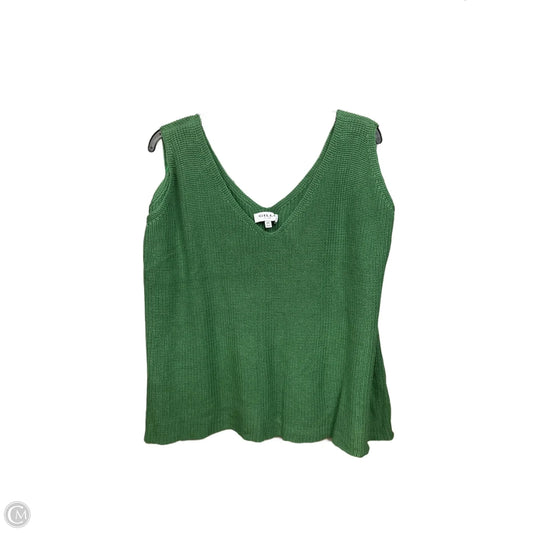 Top Sleeveless By Gilli In Green, Size: 2x