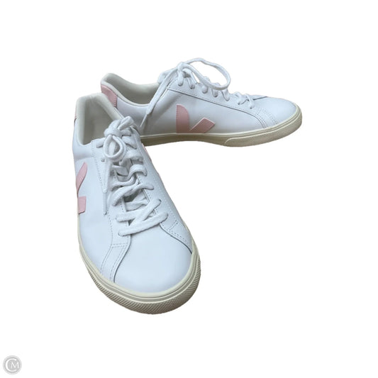 Shoes Sneakers By Veja In Pink & White, Size: 9