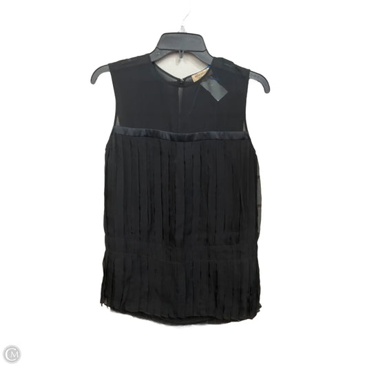 Top Sleeveless Luxury Designer By Burberry In Black, Size: S