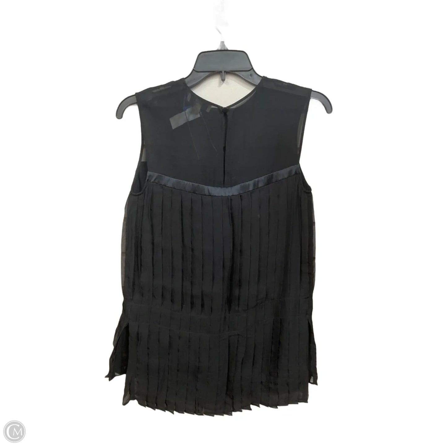 Top Sleeveless Luxury Designer By Burberry In Black, Size: S