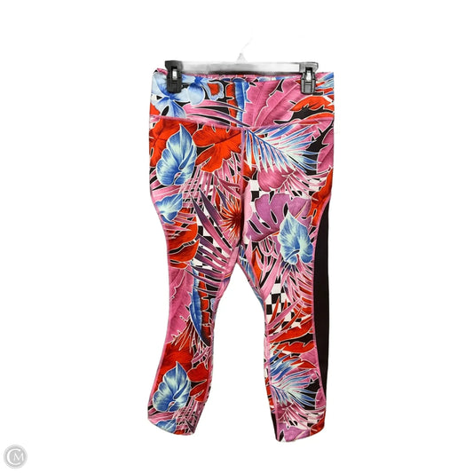 Athletic Leggings By Nike Apparel In Multi-colored, Size: L