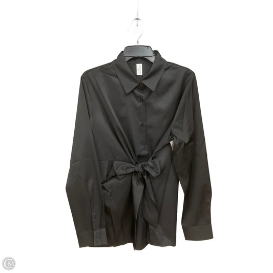 Blouse Long Sleeve By Cmb In Black, Size: M