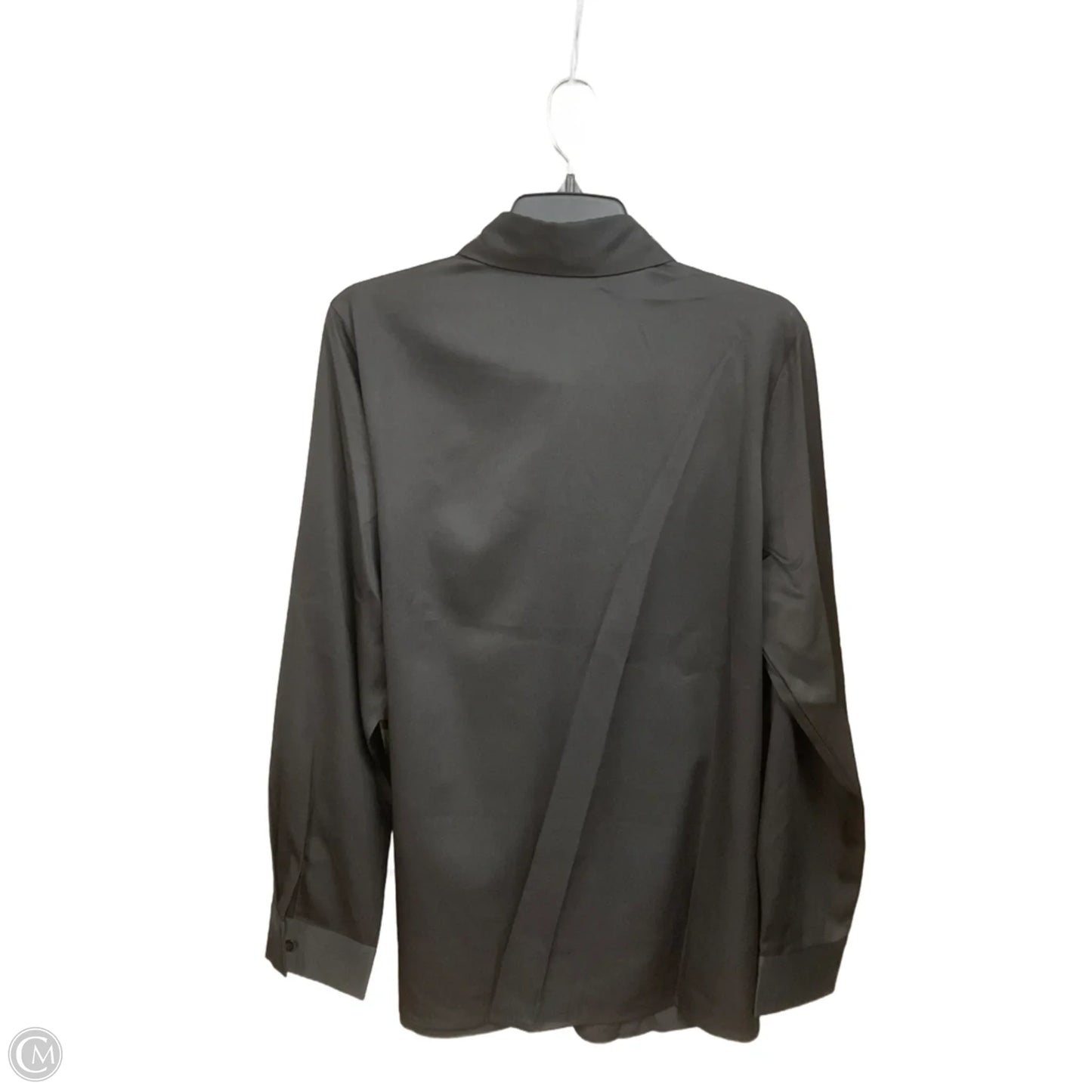 Blouse Long Sleeve By Cmb In Black, Size: M
