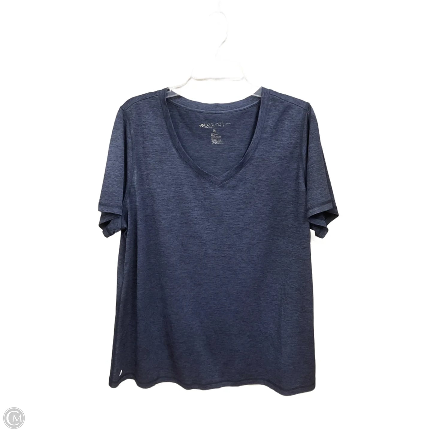 Athletic Top Short Sleeve By Ideology In Blue, Size: 2x