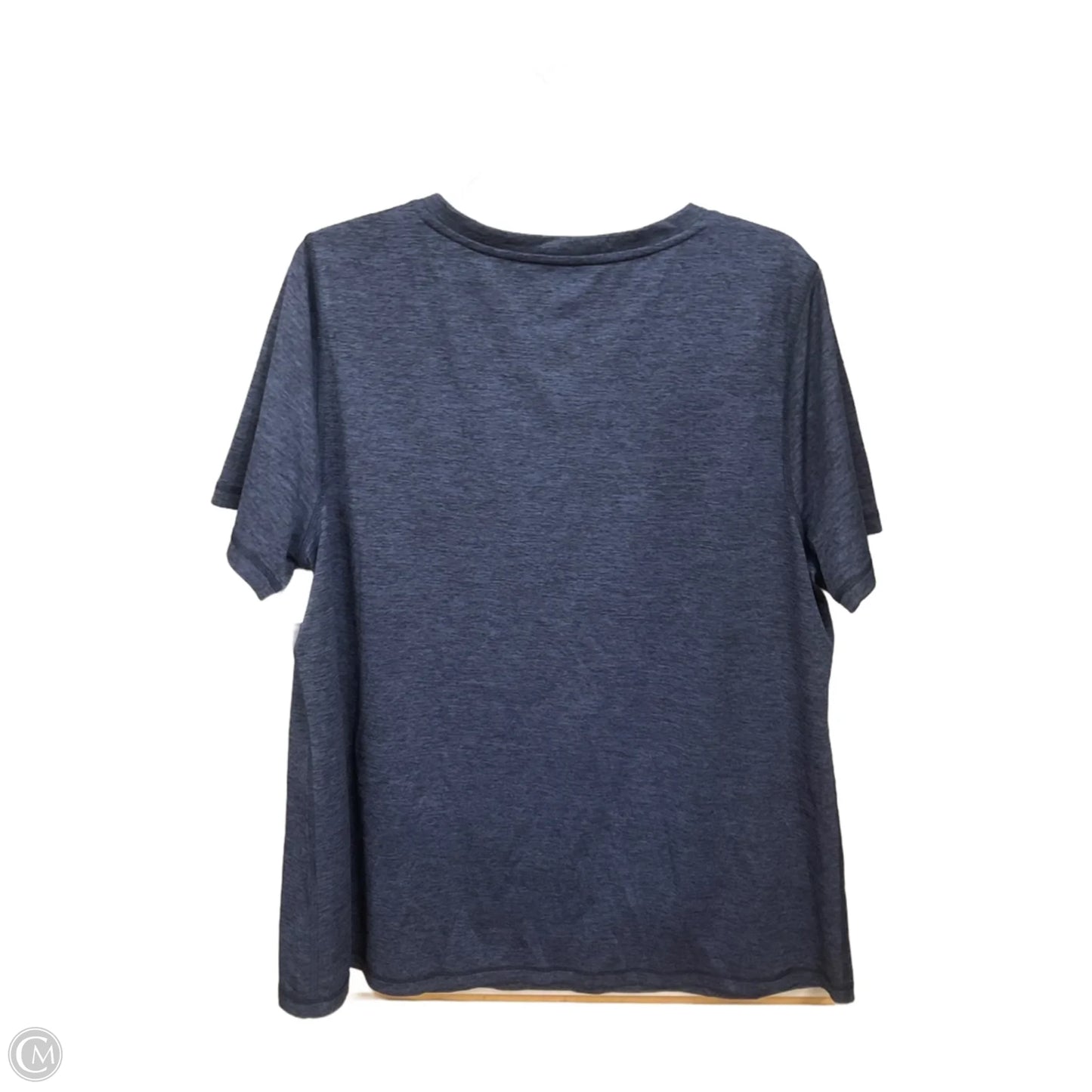 Athletic Top Short Sleeve By Ideology In Blue, Size: 2x