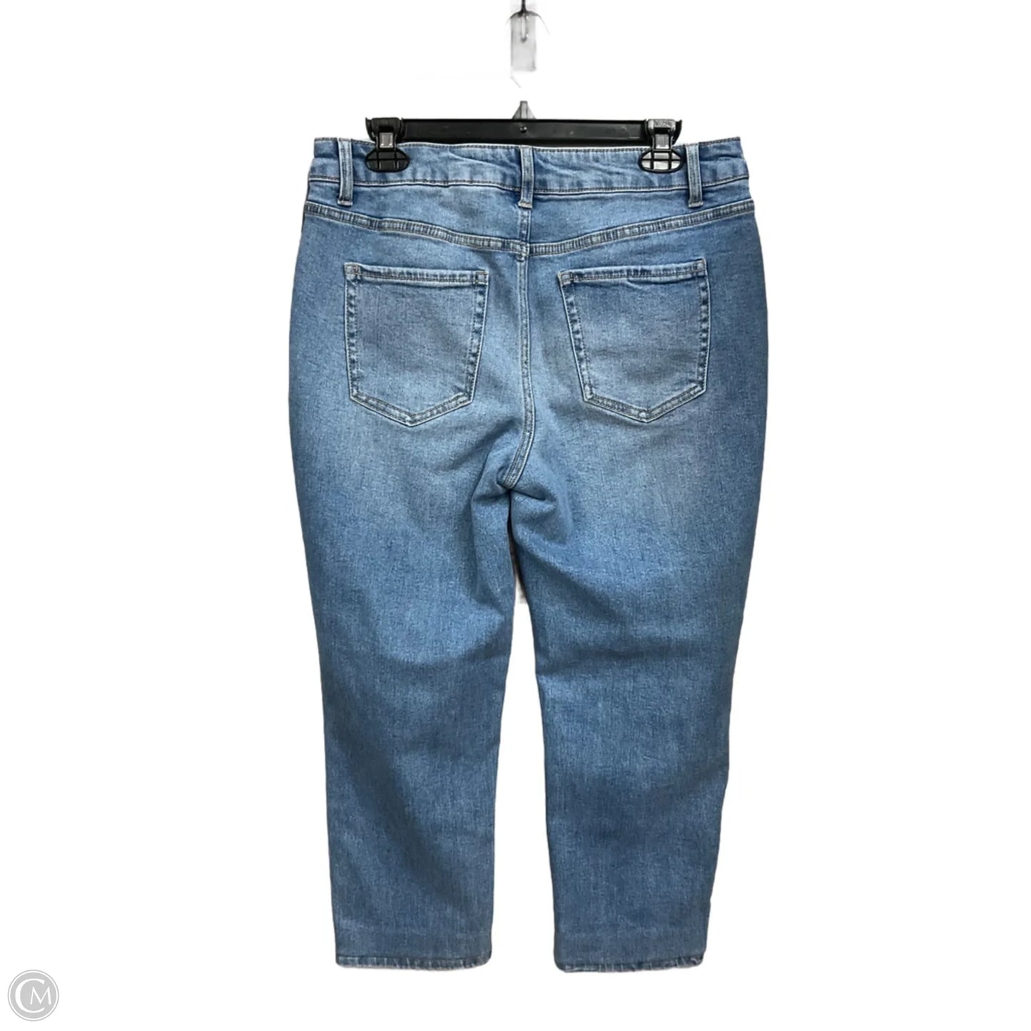 Jeans Straight By Time And Tru In Blue Denim, Size: 12