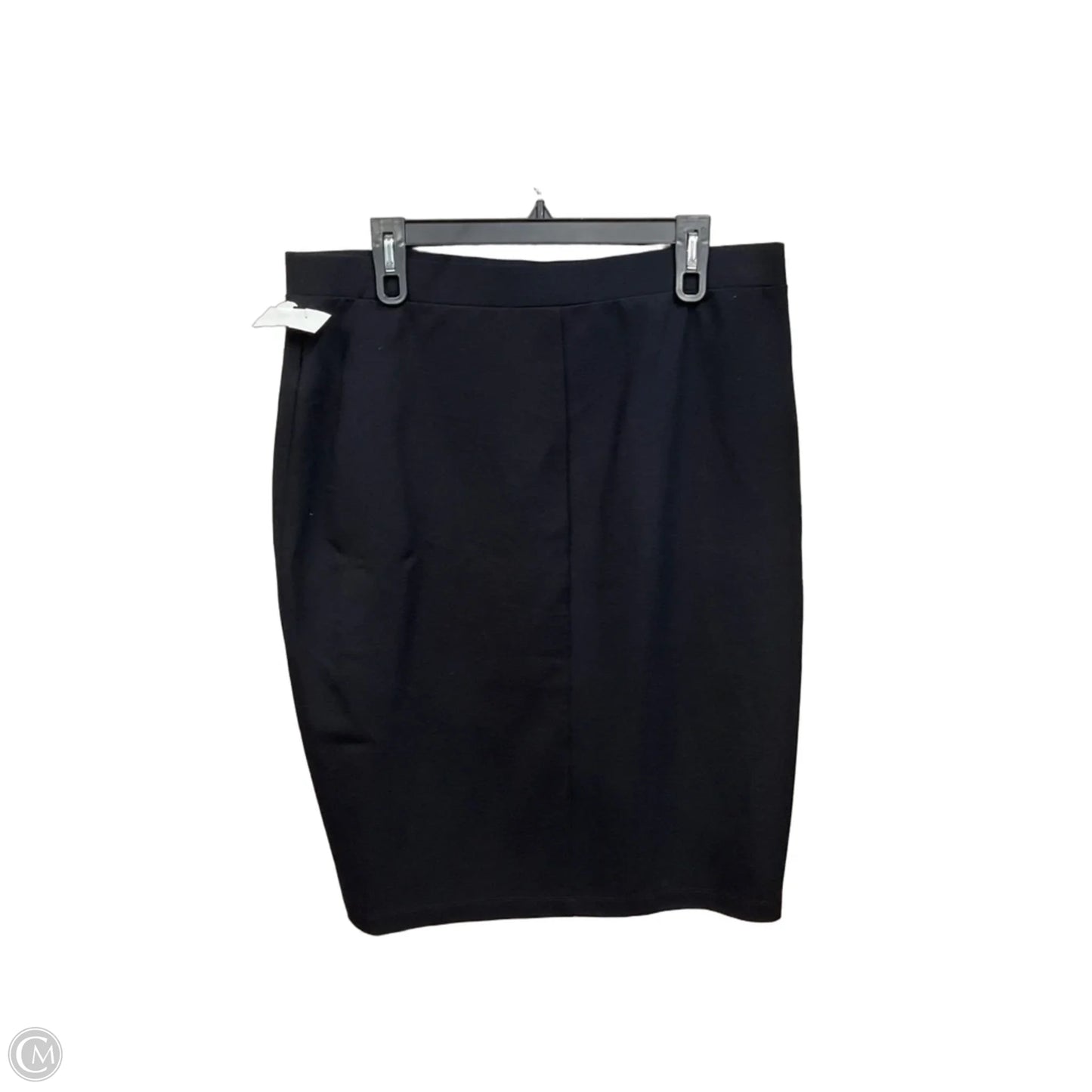 Skirt Midi By Liz Claiborne In Black, Size: 14