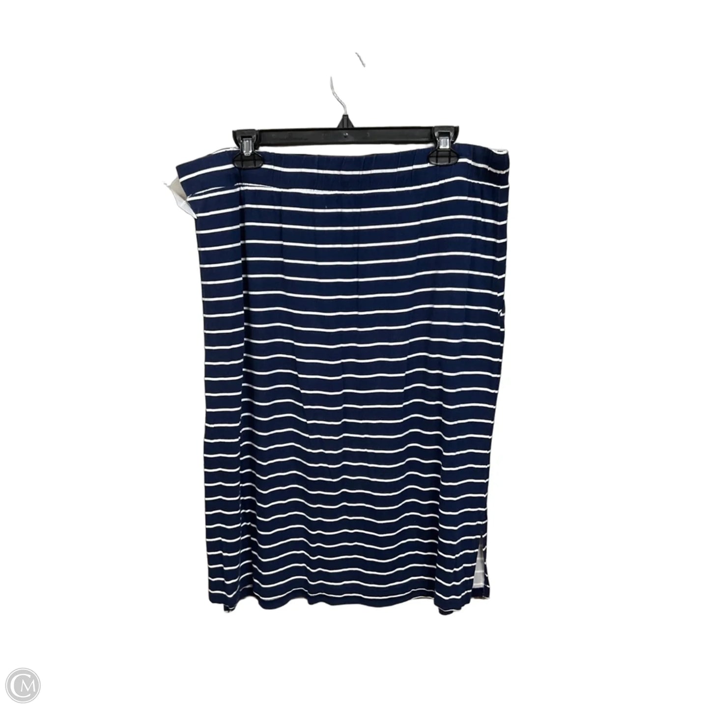 Skirt Midi By St Johns Bay In Striped Pattern, Size: 14