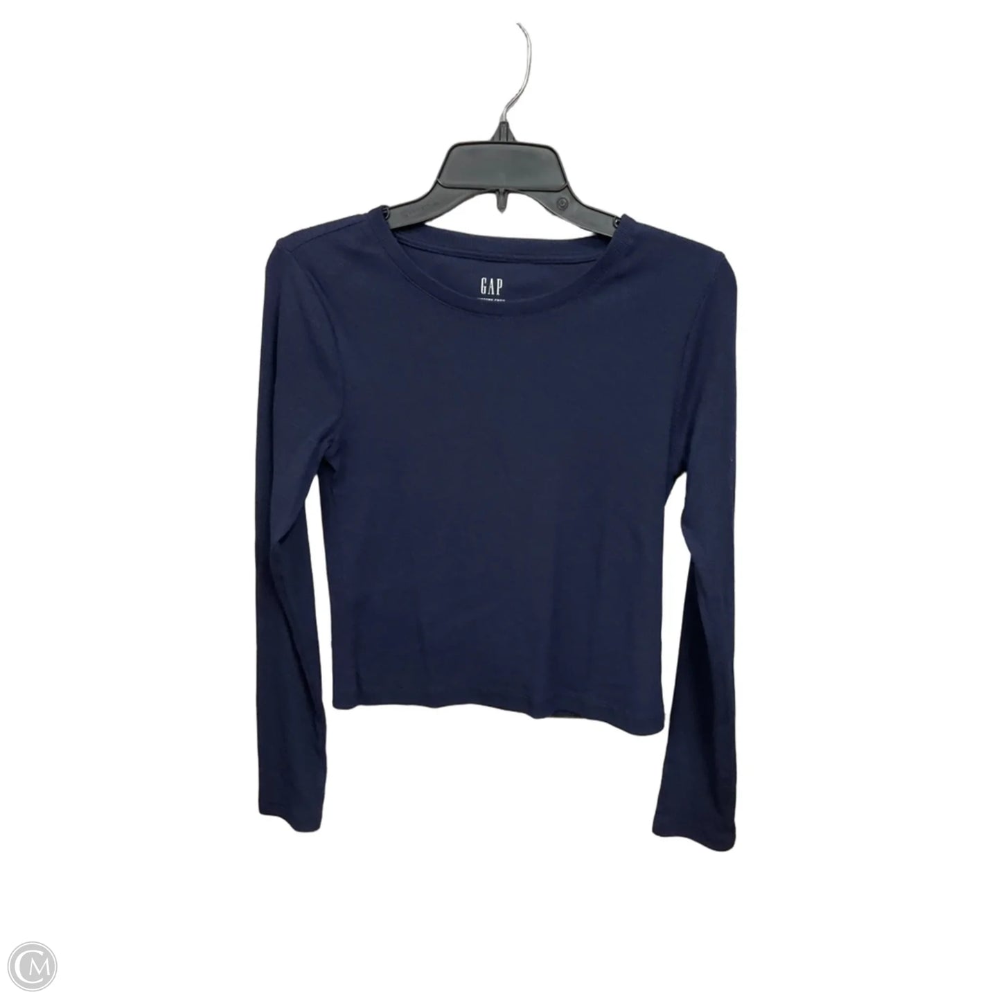 Top Long Sleeve Basic By Gap In Navy, Size: Mp