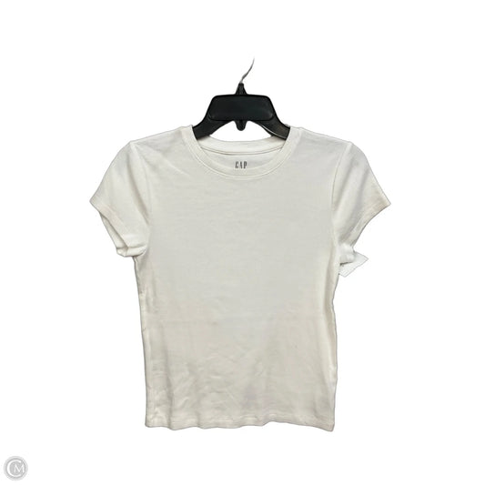 Top Short Sleeve Basic By Gap In White, Size: Mp