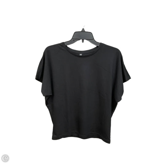 Top Short Sleeve Basic By Uniqlo In Black, Size: Xs