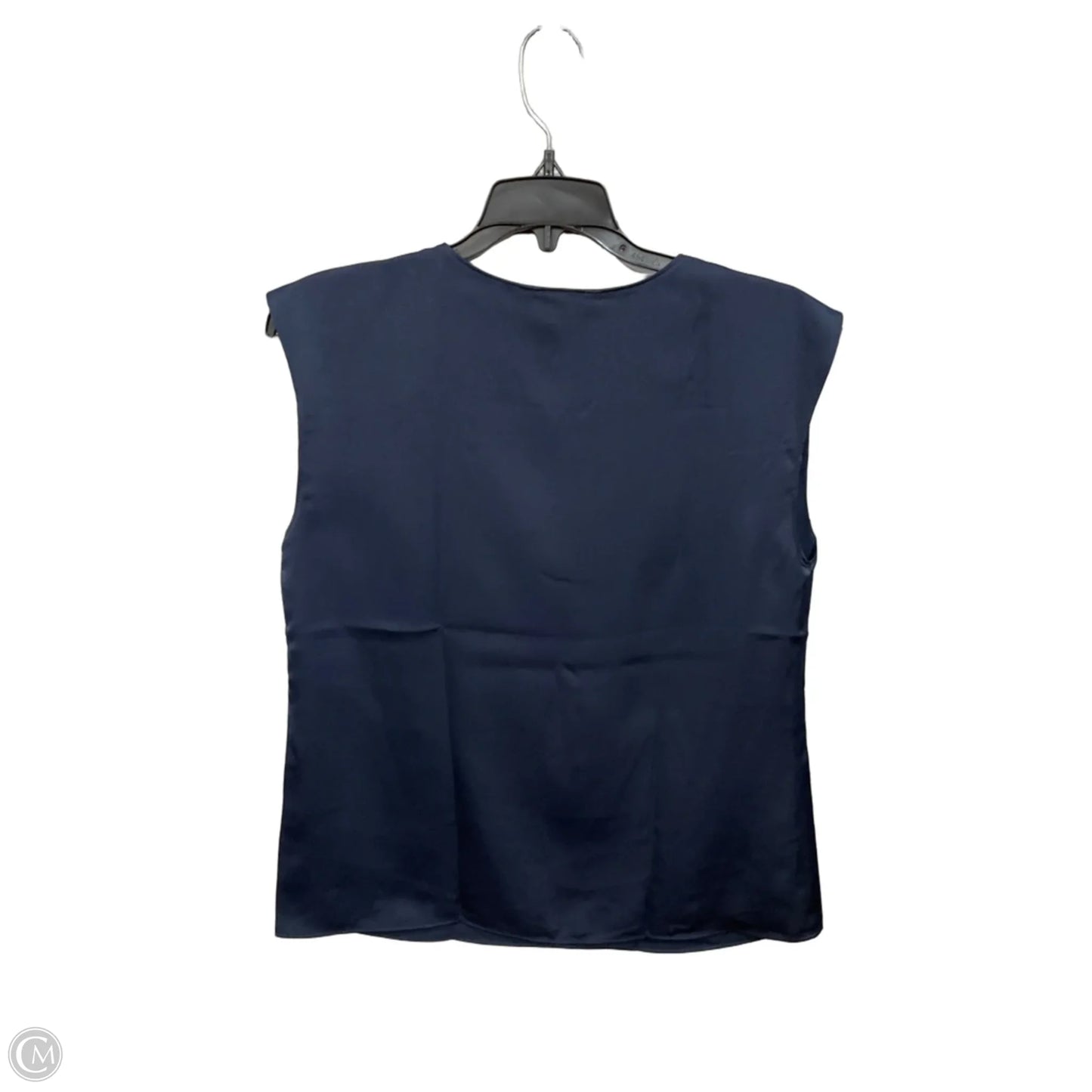Blouse Sleeveless By Banana Republic In Navy, Size: Xs