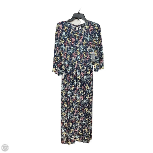Dress Casual Midi By Ana In Floral Print, Size: M