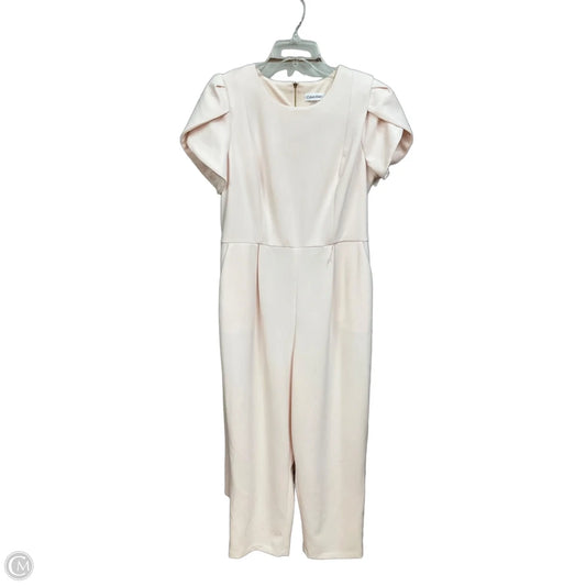 Jumpsuit By Calvin Klein In Peach, Size: Xl