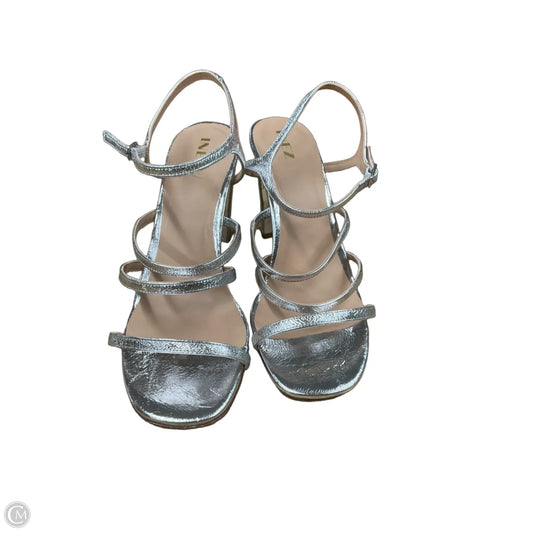 Shoes Heels Block By Cmc In Silver, Size: 10