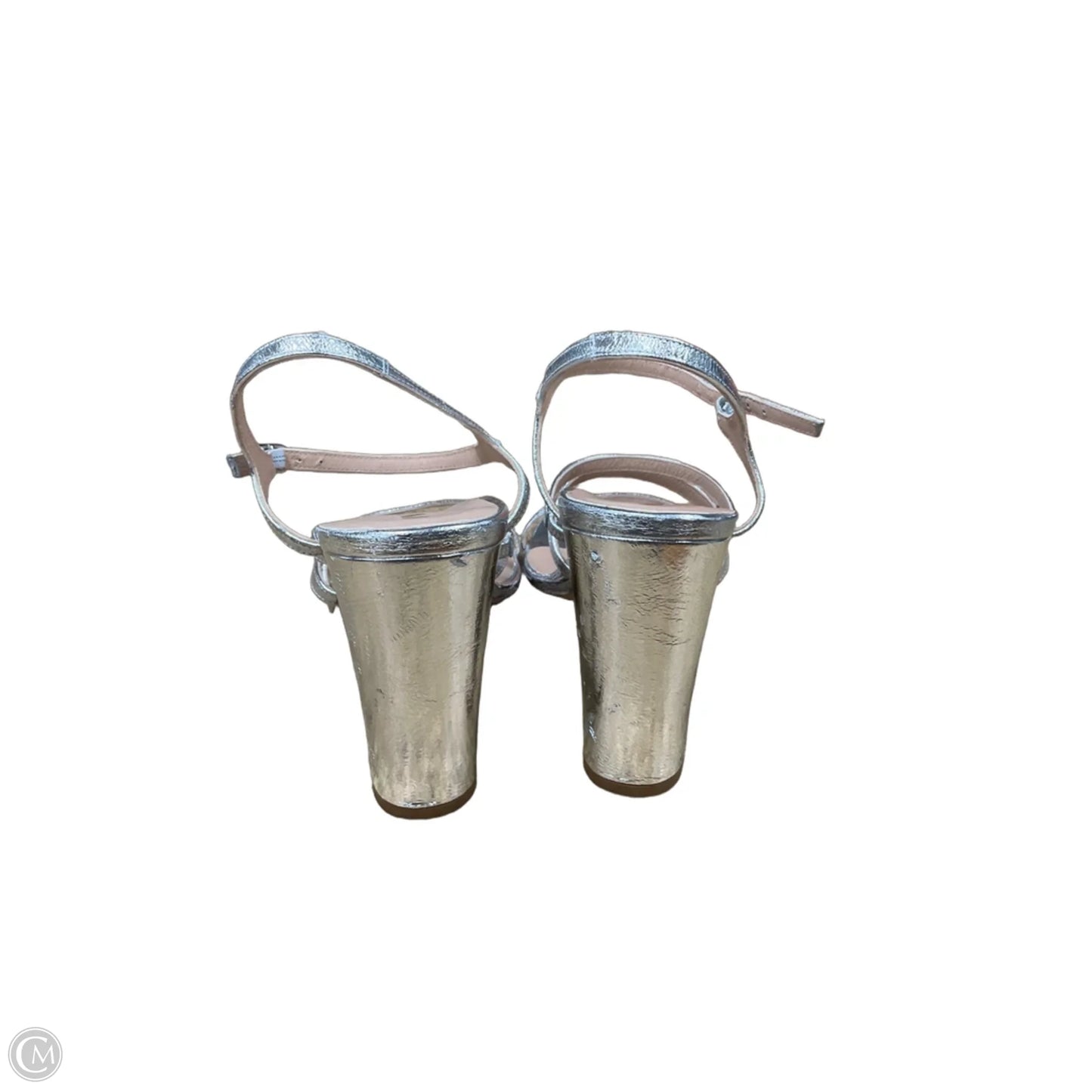 Shoes Heels Block By Cmc In Silver, Size: 10