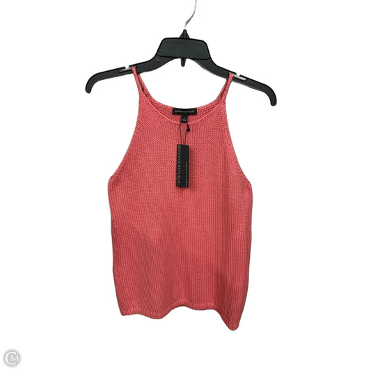 Top Sleeveless By Banana Republic In Pink, Size: S
