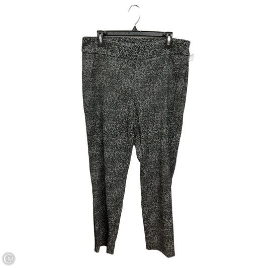 Pants Dress By Dana Buchman In Black & White, Size: 12