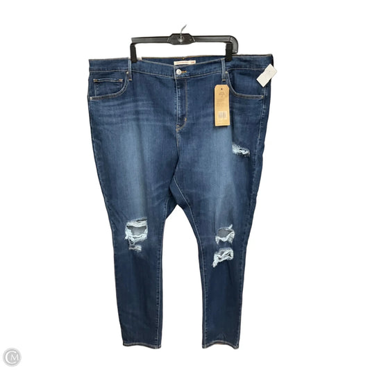 Jeans Skinny By Levis In Blue Denim, Size: 24