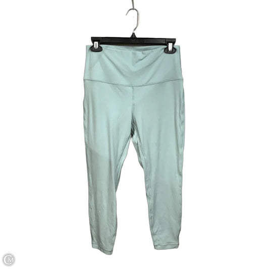 Athletic Leggings By Lululemon In Aqua, Size: 10