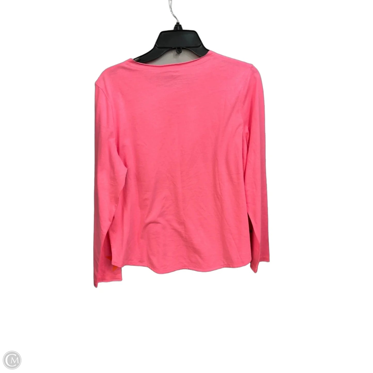 Top Long Sleeve Basic By Cma In Pink, Size: L