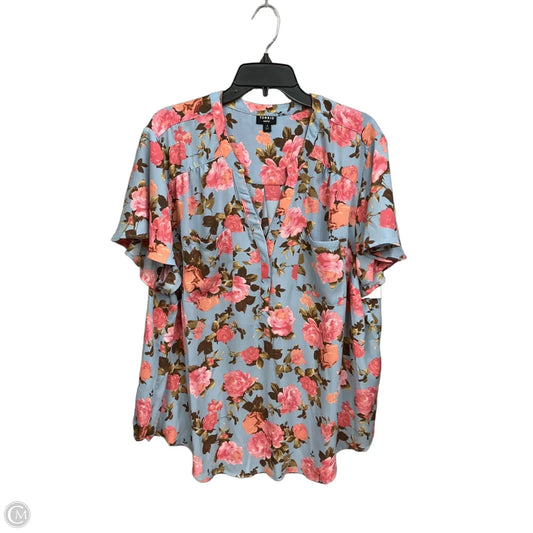 Top Short Sleeve By Torrid In Floral Print, Size: 3x