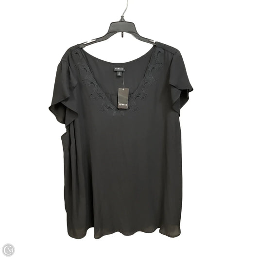 Top Sleeveless By Torrid In Black, Size: 3x